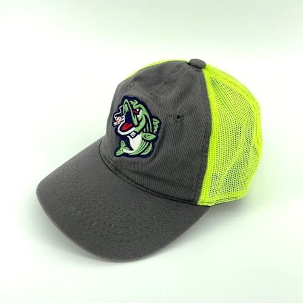 Gwinnett Stripers Youth Baseball Hat Platinum Series Outdoor Cap Neon Green